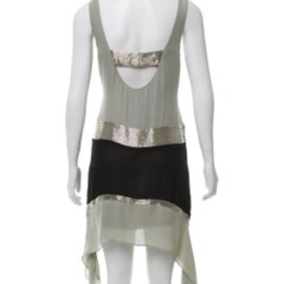 Parker Embellished Silk Mini Dress - Picture 2 of 4